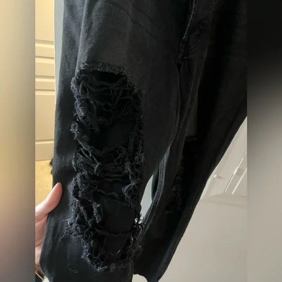 Nordstrom AFRM Cyrus Super High Rise straight Crop Jean. Size 31. - Picture 5 of 5